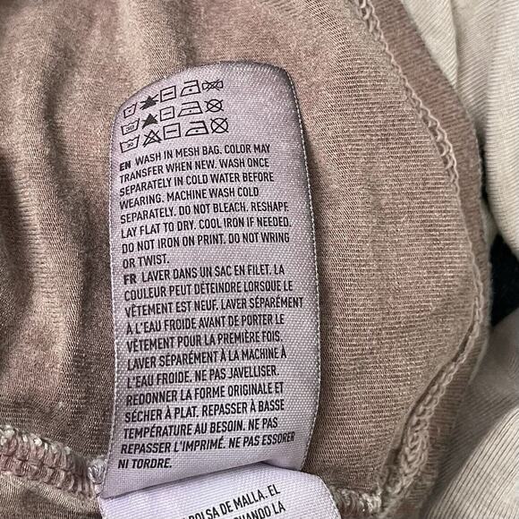 American Eagle Soft & Sexy T Size Small Pink Lace Up Knit Top Romantic Coquette - Picture 7 of 7